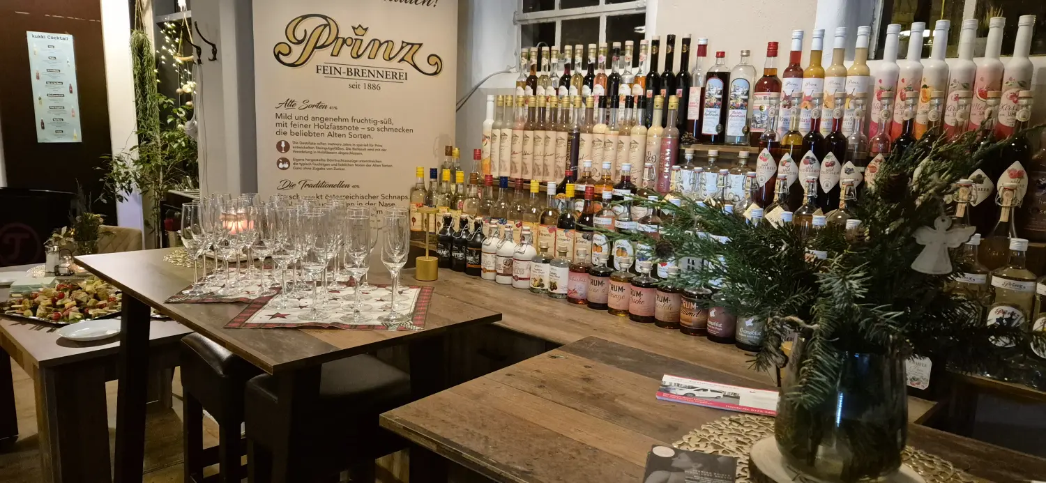 Schnaps und Likör der Firma Prinz